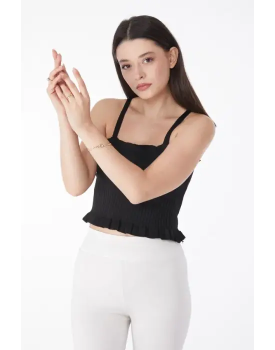 Modern Yazlık Triko Crop