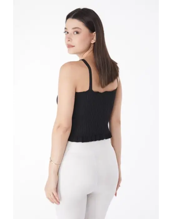 Modern Yazlık Triko Crop