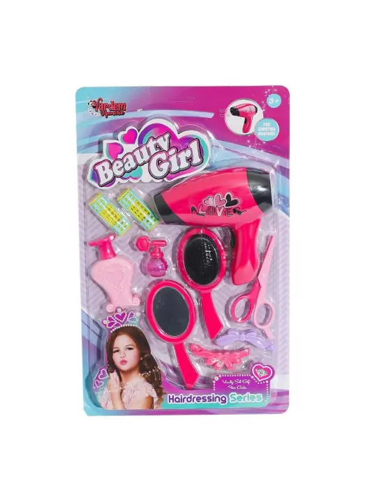 YD-3615-3 Kartela Saç Kurutmalı Güzellik Seti -Vardem Oyuncak