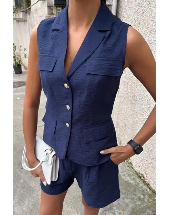 Yelek Şort Viscon Takım 10156-17