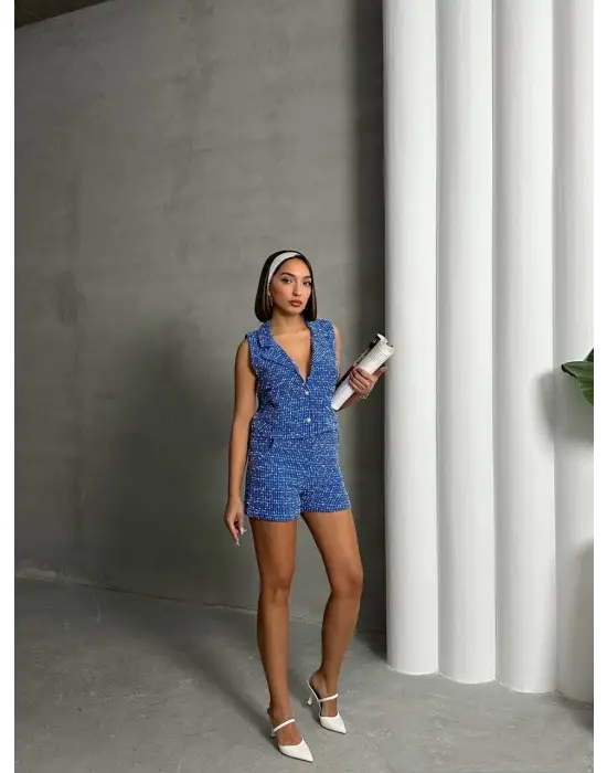 Omarı Yaz Şıklığına Davet: Yelekli Şort Takımı