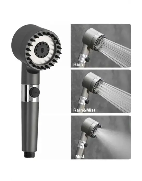 Yeni Masaj Etkili Nesil Filtreli  Duş Başlığı Fıskiyesi Duş Banyo