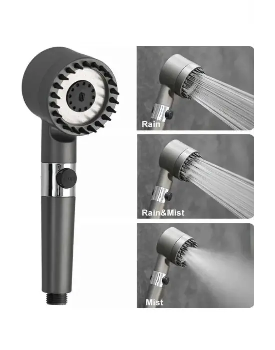 Yeni Masaj Etkili Nesil Filtreli  Duş Başlığı Fıskiyesi Duş Banyo