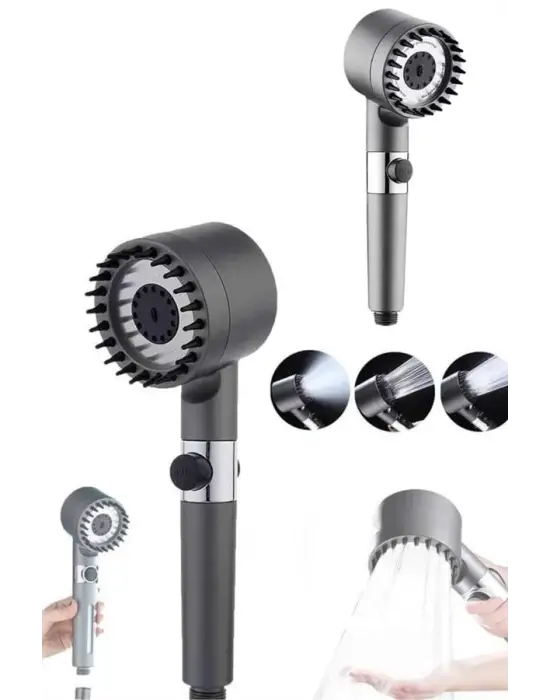 Yeni Masaj Etkili Nesil Filtreli  Duş Başlığı Fıskiyesi Duş Banyo