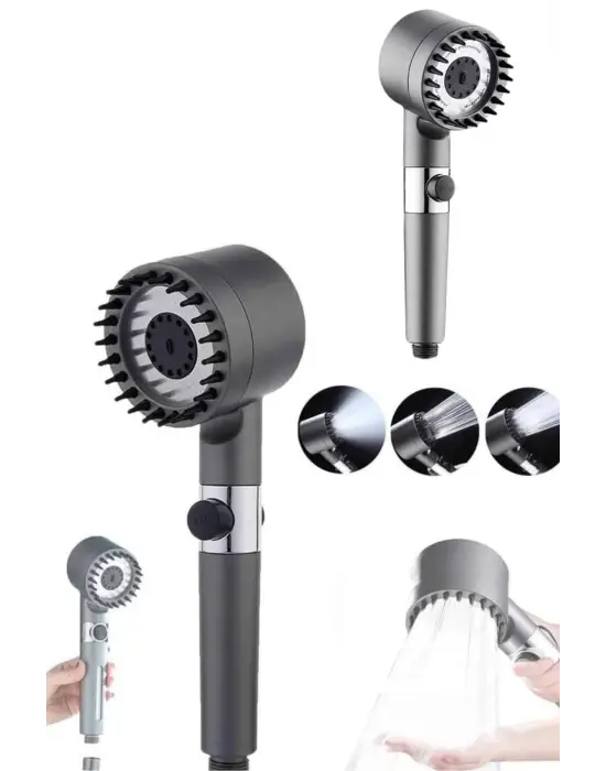 Yeni Masaj Etkili Nesil Filtreli  Duş Başlığı Fıskiyesi Duş Banyo