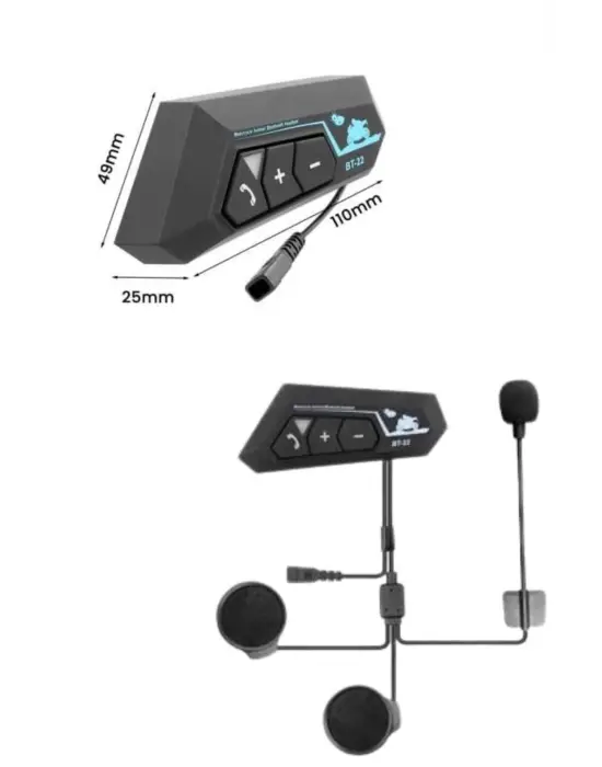 Yeni Nesil Dinleme Ve Konuşma Özellikli Intercom Kask Kulaklığı 5.0 Bluetooth