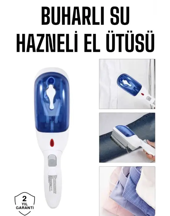 Yeni Nesil Taşınabilir Su Hazneli Buharlı El Ütüsü