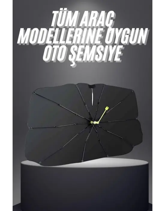 Yeni Nesil Tüm Araç Modellerine Uygun Oto Şemsiye Katlanabilir Uv Işınlarına Karşı