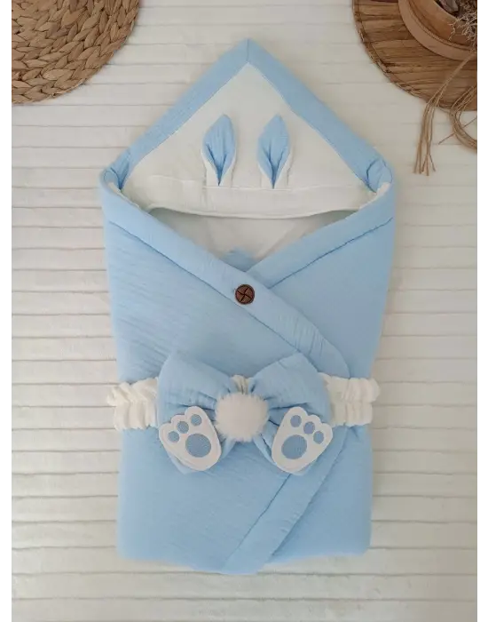 Göz Alıcı Müslin Bebek Battaniyesi