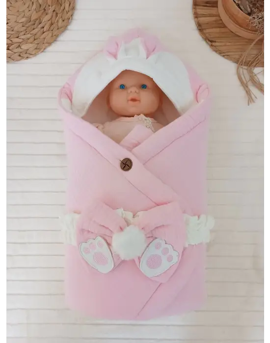 Göz Alıcı Bebek Battaniyesi Pembe