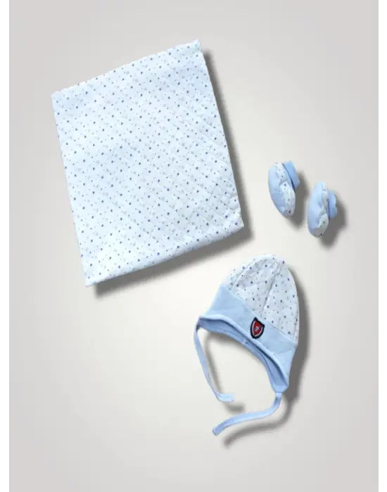 Yenilikçi Baskılı Double Face Bebek Battaniye Takımı