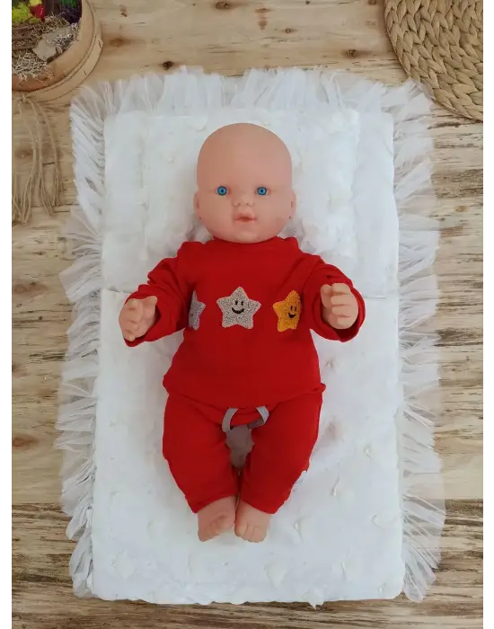 Lüks İzmir İncisi Pamuklu Kundaklı Alt Açma Seti