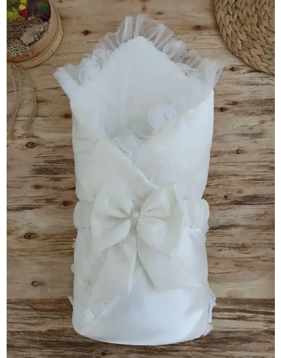 Lüks İzmir İncisi Pamuklu Kundaklı Alt Açma Seti