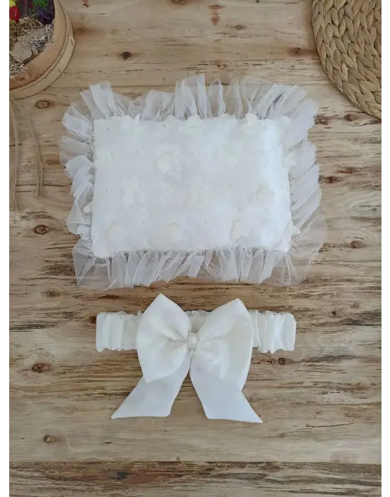 Lüks İzmir İncisi Pamuklu Kundaklı Alt Açma Seti