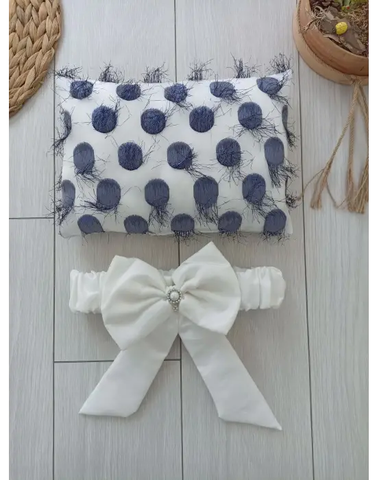 Göz Alıcı Tül İşlemeli Pamuklu Kundaklı 3lü Alt Açma Seti