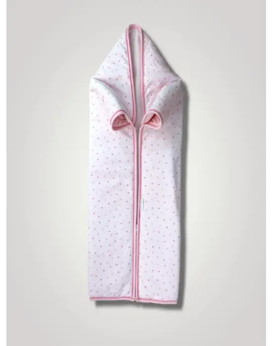 Minimal Fermuarlı Kadife Bebek Battaniyesi