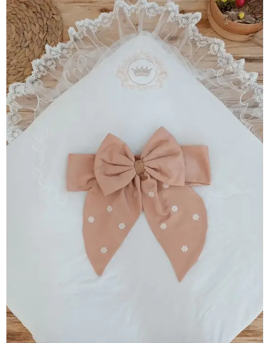 İddialı Papatya Desenli Trilüks Bebek Battaniyesi