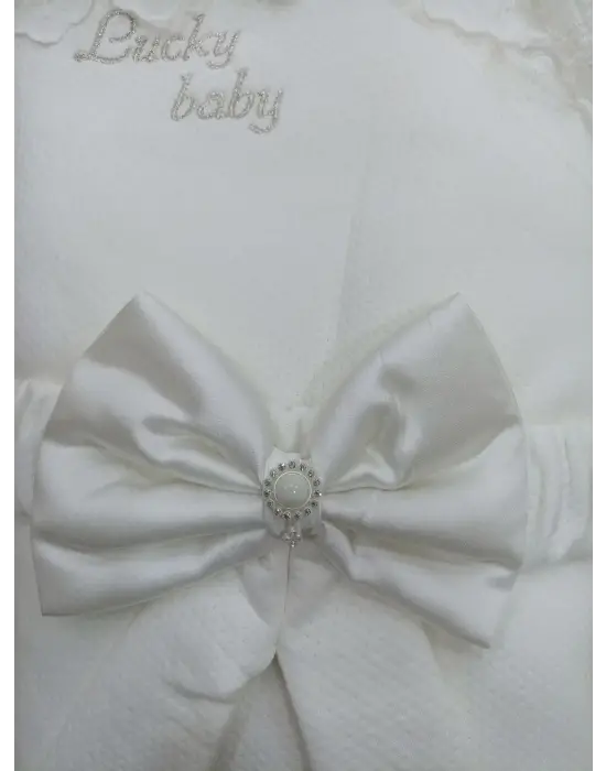 Şık Nakışlı Yenidoğan Kundak Battaniyesi