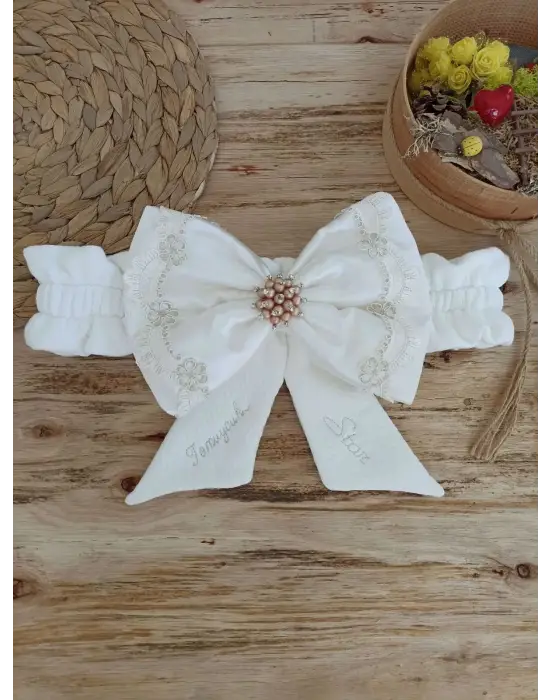 Asil Nakışlı Bebek Battaniyesi