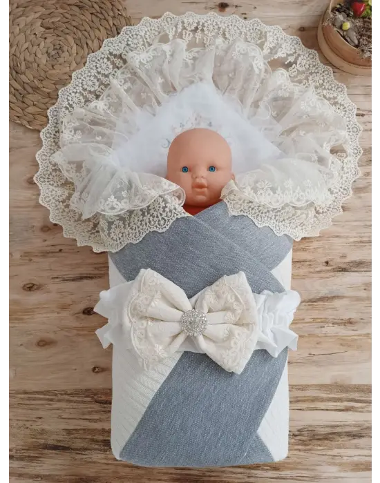 Elite Nakışlı Bebek Battaniye