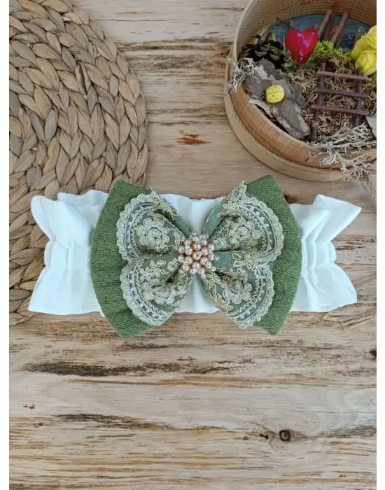 Özgün Taç Nakışlı Bebek Battaniyesi