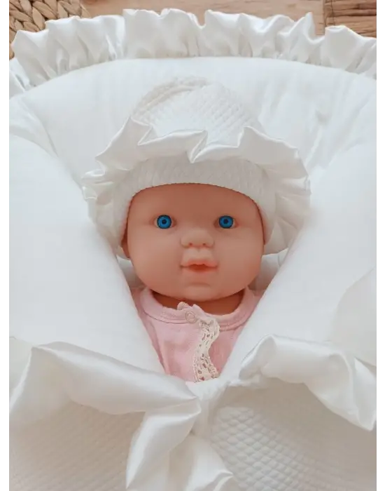 Ultra Lüks Nakışlı Bebek Battaniyesi