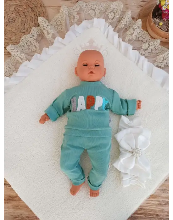 Özgün Güpür Duvaklı Unisex Kundak Battaniye