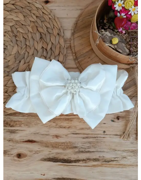 Özgün Güpür Duvaklı Unisex Kundak Battaniye