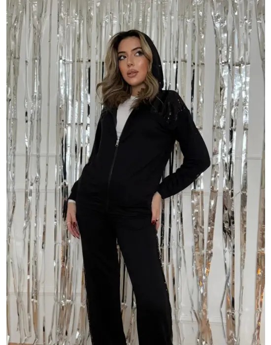 Omarı Yılbaşı Özel Kadın İki Iplik Kumaş Takım