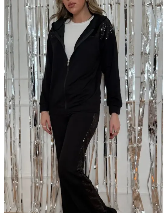 Omarı Yılbaşı Özel Kadın İki Iplik Kumaş Takım