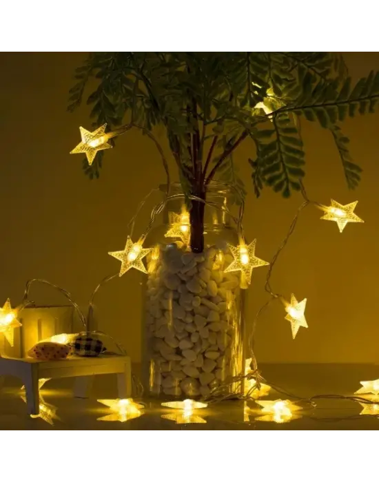 Yıldız Tasarımlı 20 Led Usb Aydınlatma