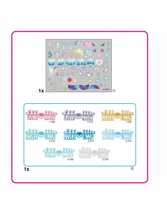 Omarı Sihirli Atlar ve Yıldızlar Yedek Tırnak Paketi - 4 Yaş ve Üzeri