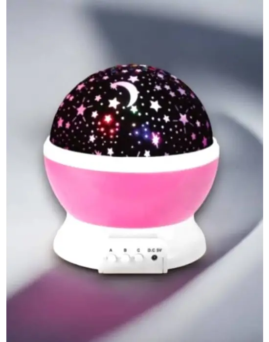 Yıldızlı Gökyüzü Efektli Projektörlü Masa Ve Gece Lambası