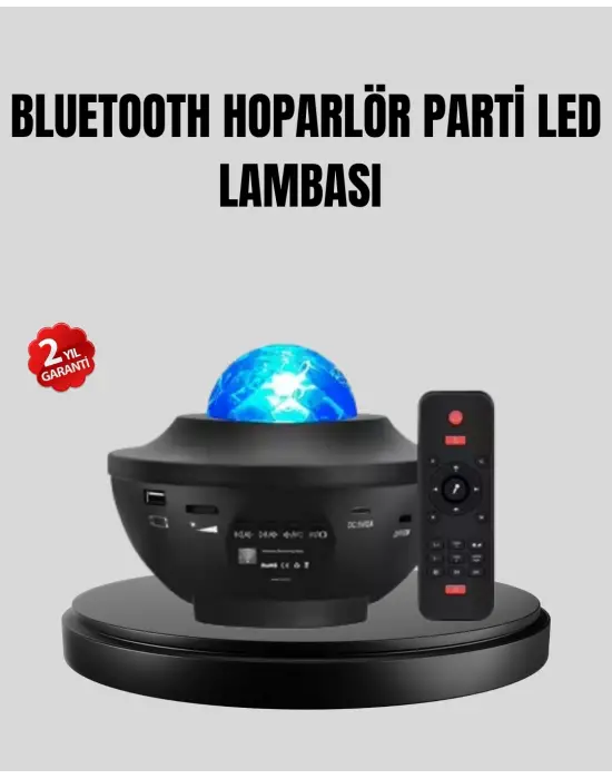 Yıldızlı Projektör Galaxy Efektli Ayarlanabilir Renkli Atmosfer Lambası