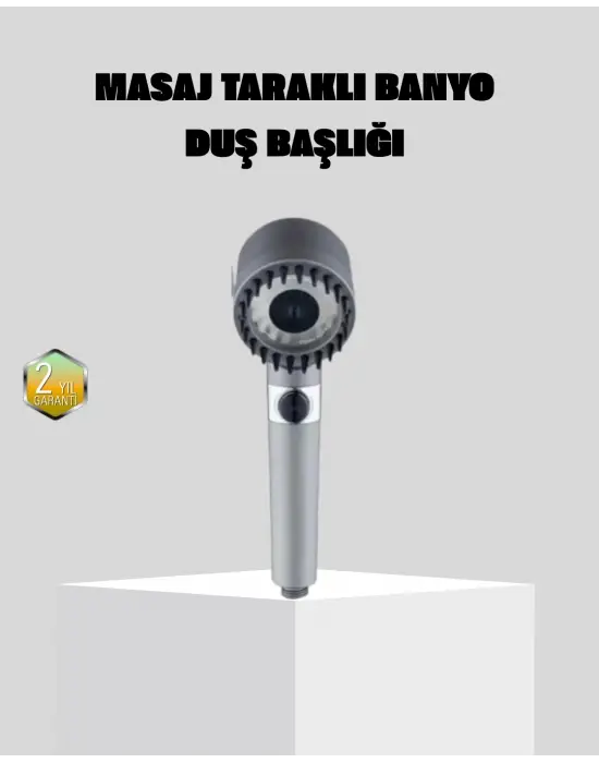 Yüksek Basınçlı Masajlı Duş Başlığı Su Tasarruflu