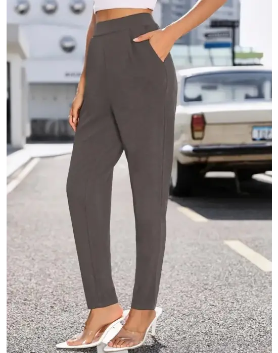 Omarı Rahat Kesim Kadın Yüksek Bel Pantolon
