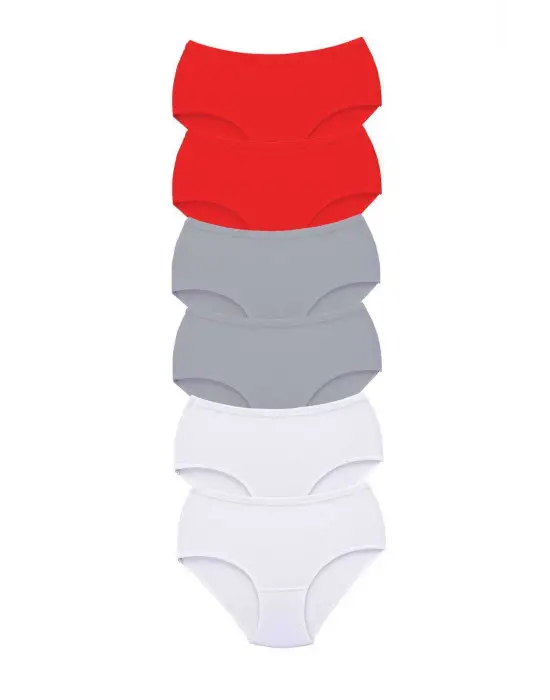 Omarı Yüksek Bel Kalın Lastik Tutku Külot Seti