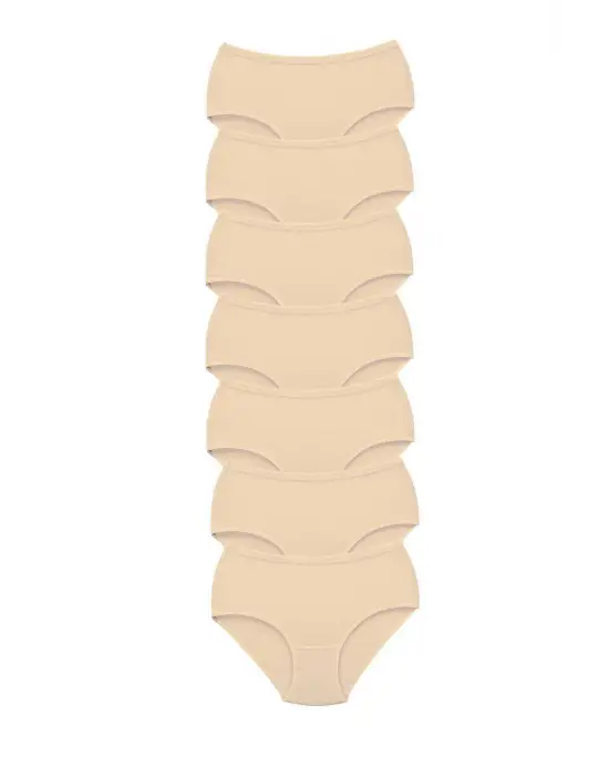 Omarı Yüksek Bel Kalın Lastik Külot Seti