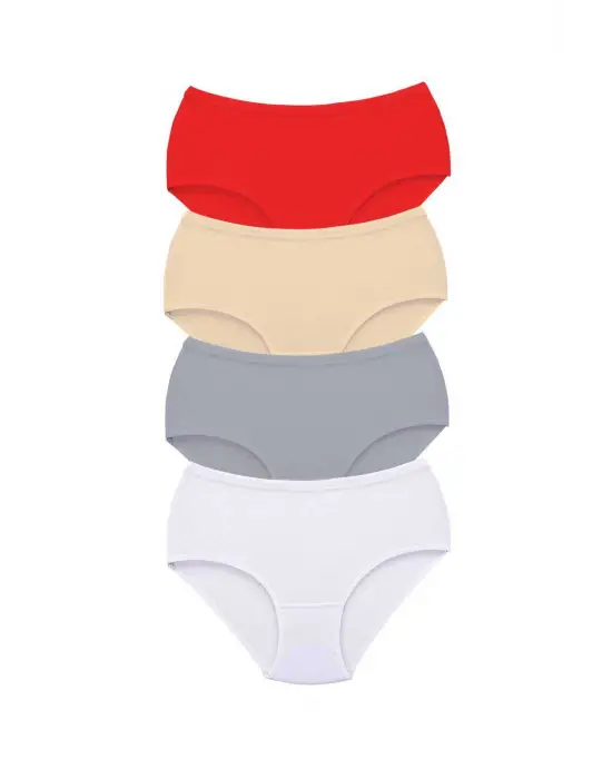 Omarı Yüksek Kalın Lastikli Kadın Bato Külot Seti