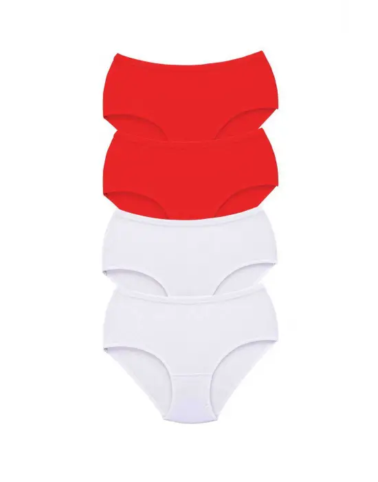 Omarı Yüksek Bel Kalın Lastik Külot Seti