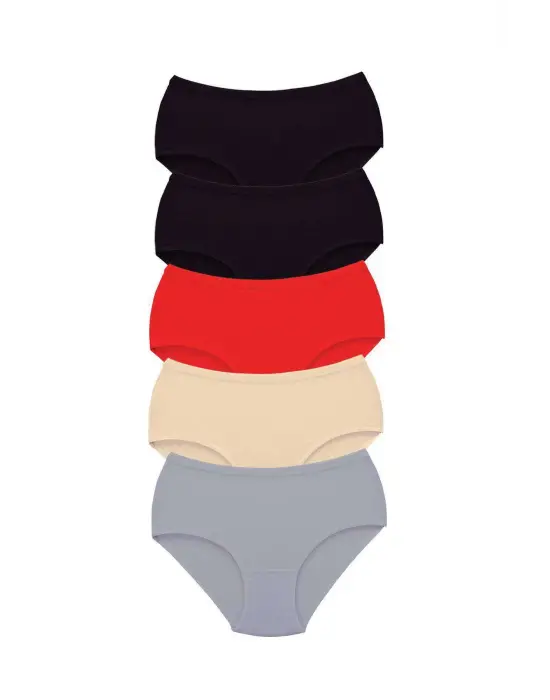 Omarı Tutku Kadın Yüksek Bel Kalın Lastik Külot