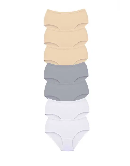 Omarı Kadın Yüksek Bel Kalın Lastik Külot Seti