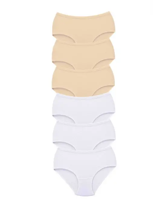 Omarı Tutku Kadın Yüksek Bel Kalın Lastik Külot Seti