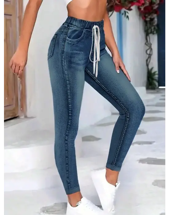 Omarı Yüksek Bel Kot Pantolon Modası