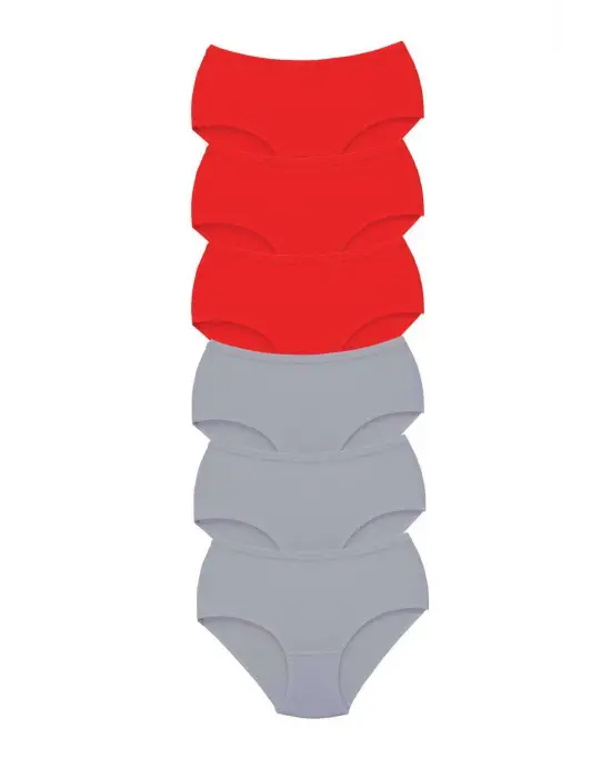 Omarı Yüksek Bel Bato Kalın Lastik Külot Seti