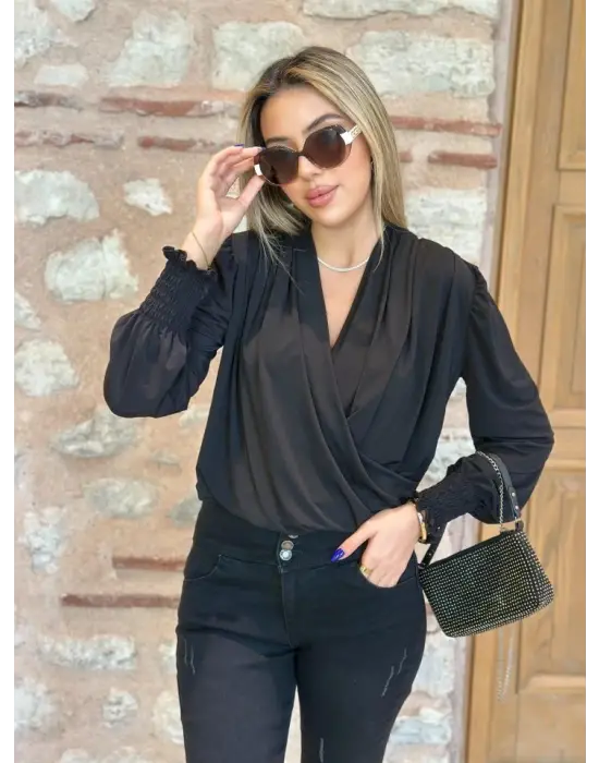 Yüksek Bel Likralı Jean Pantolon 90 Cm