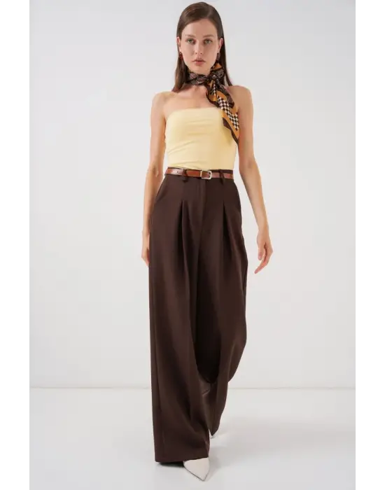 Trend Yüksek Bel Palazzo Pantolon