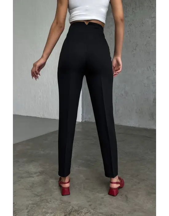 Yüksek Bel Pensli̇ Pantolon