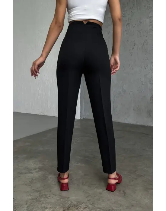 Yüksek Bel Pensli̇ Pantolon