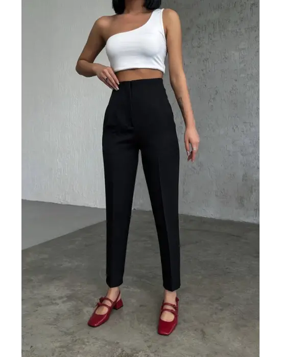 Yüksek Bel Pensli̇ Pantolon